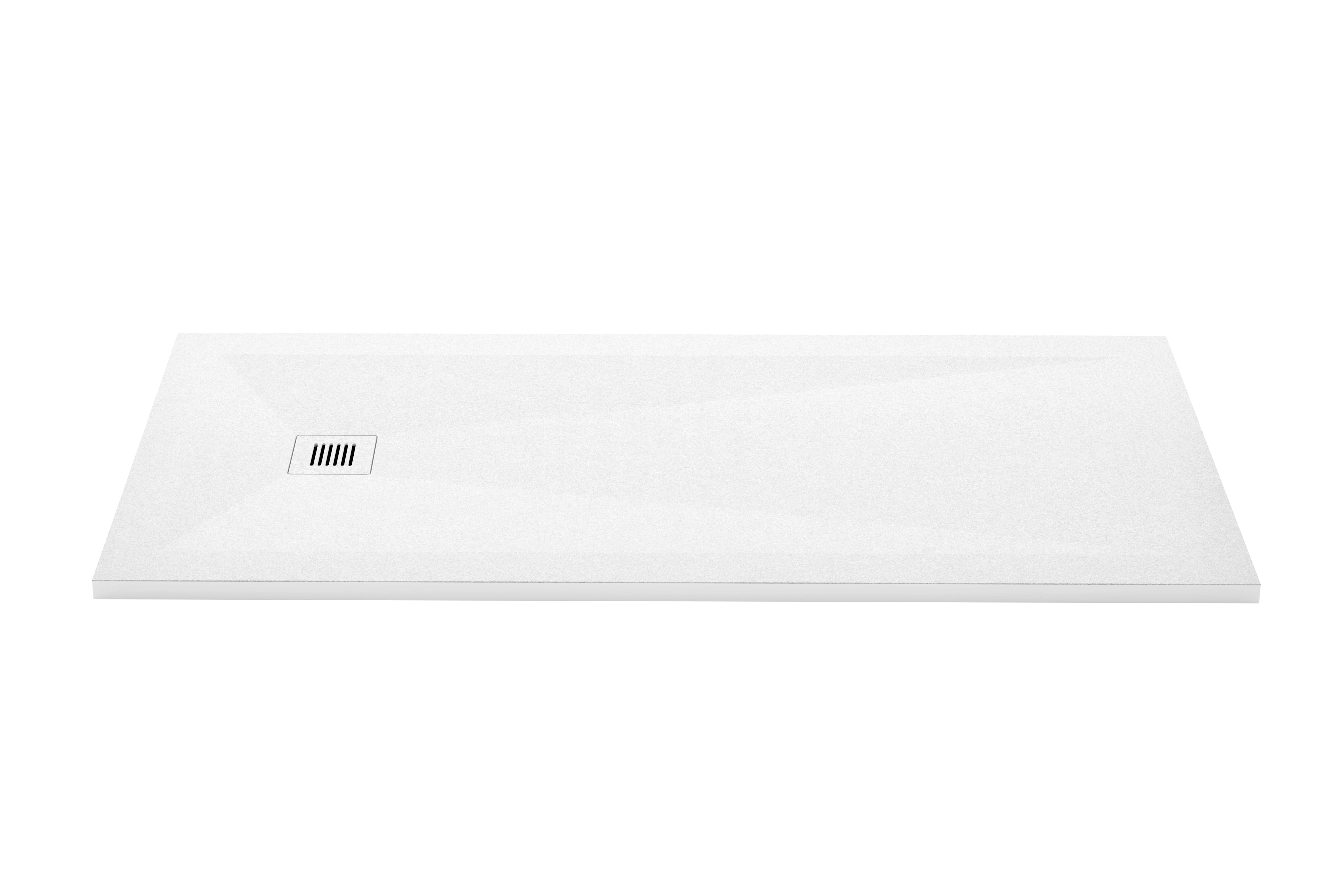 Shower bases in concrete white, eco friendly, non slip